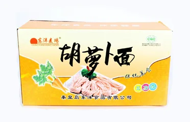¿Por qué los bloques de fideos instantáneos con múltiples especificaciones de Qinhuangdao Dongyang Food son populares en los mercados extranjeros?