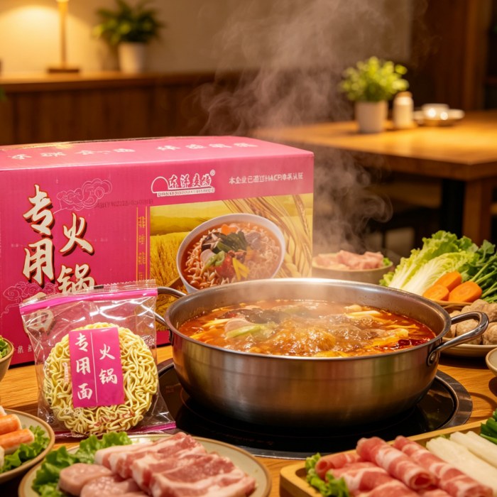 Paquete de fideos Malatang Hot Pot de 3,5 kg