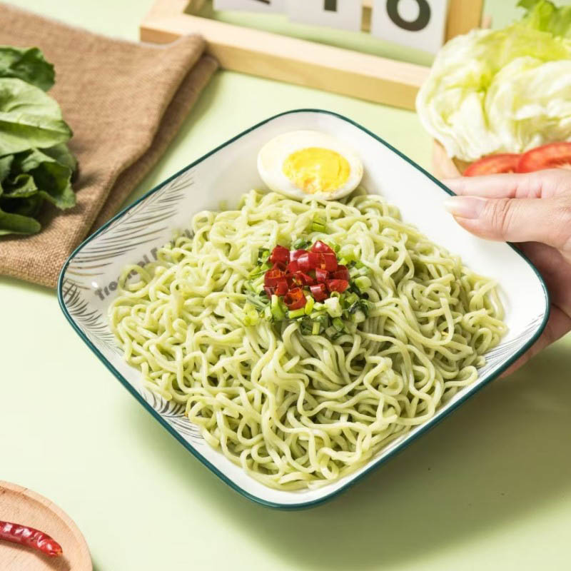 40 g de fideos vegetales saludables con espinacas, ración individual