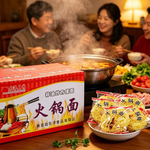 Paquete de ración individual de fideos instantáneos calientes de 40 g